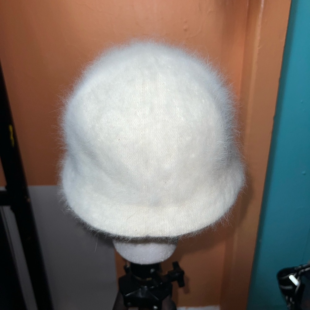 A fluffy bucket hat